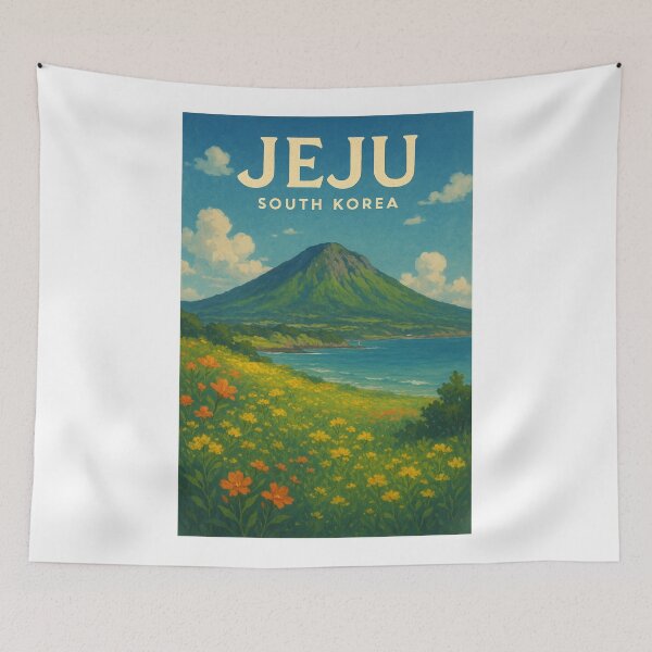 Item preview,  Mount Sanbangsan and Coastal Fields, Jeju Island designed and sold by Aryabek.