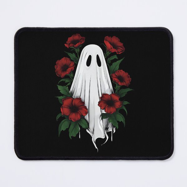 Item preview, Gothic Romantic- Ghost And Dark Red Roses designed and sold by -justb-.