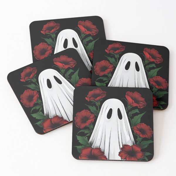 Item preview, Gothic Romantic- Ghost And Dark Red Roses designed and sold by -justb-.
