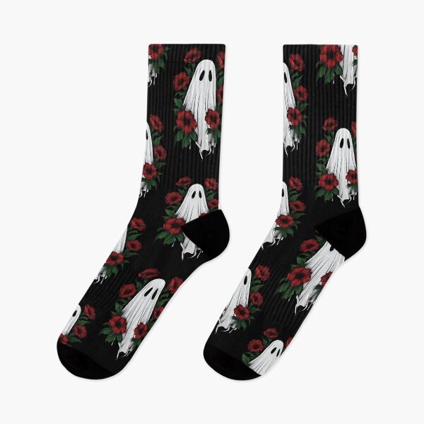 Item preview, Gothic Romantic- Ghost And Dark Red Roses designed and sold by -justb-.