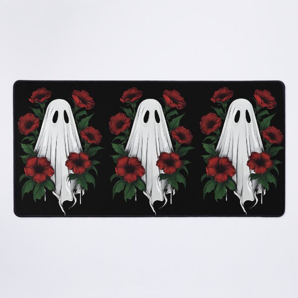 Item preview, Gothic Romantic- Ghost And Dark Red Roses designed and sold by -justb-.