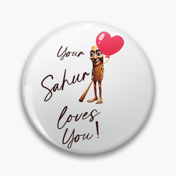 Artikelvorschau, Dein Sahur liebt dich - Tung Tung Tung Sahur Brainrot in Love entworfen und verkauft von EmeraldeaArt.