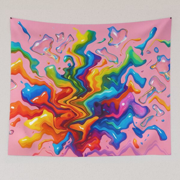 Item preview, Explosion of color in flowing motion designed and sold by Sigtrix.