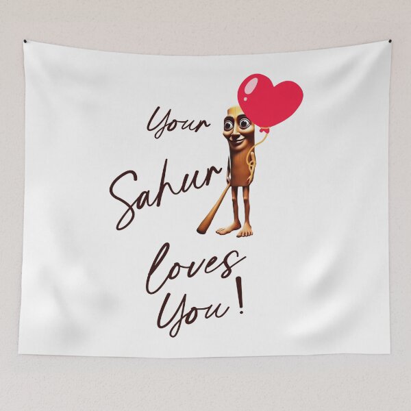 Item preview, Your Sahur Loves You - Tung Tung Tung Sahur brainrot in Love designed and sold by EmeraldeaArt.