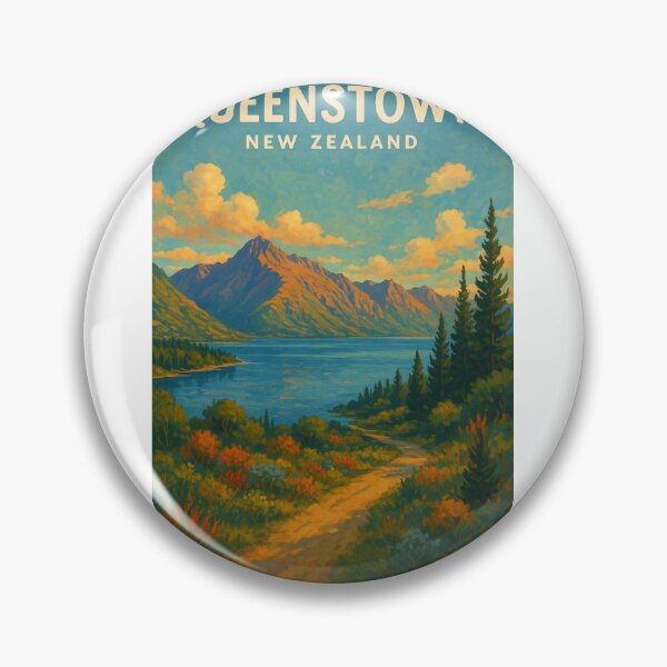 Item preview, Queenstown and Lake Wakatipu, New Zealand designed and sold by Aryabek.