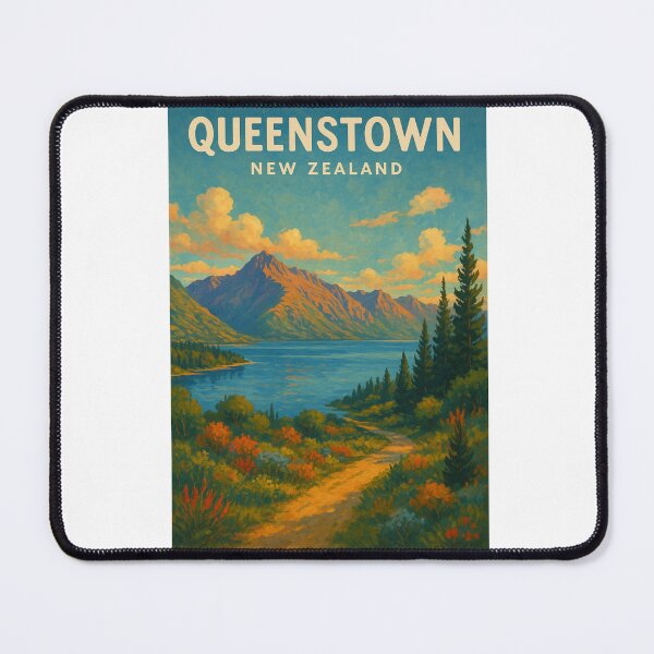 Item preview, Queenstown and Lake Wakatipu, New Zealand designed and sold by Aryabek.