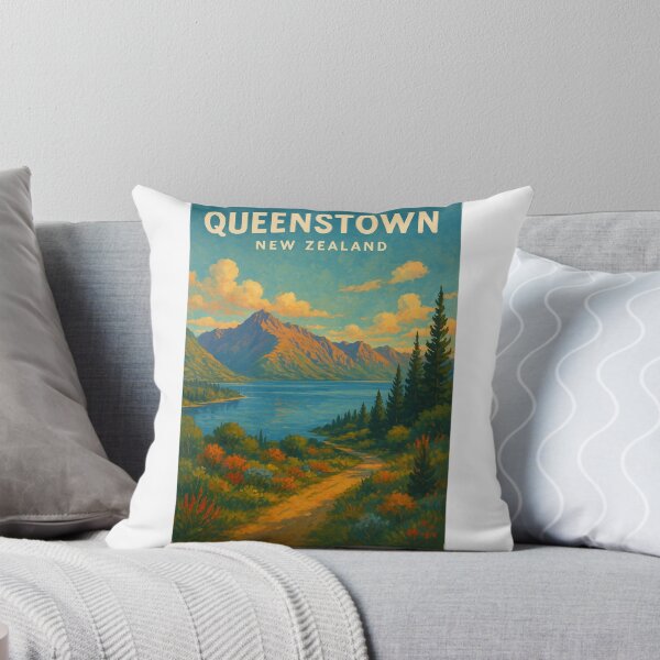 Item preview, Queenstown and Lake Wakatipu, New Zealand designed and sold by Aryabek.