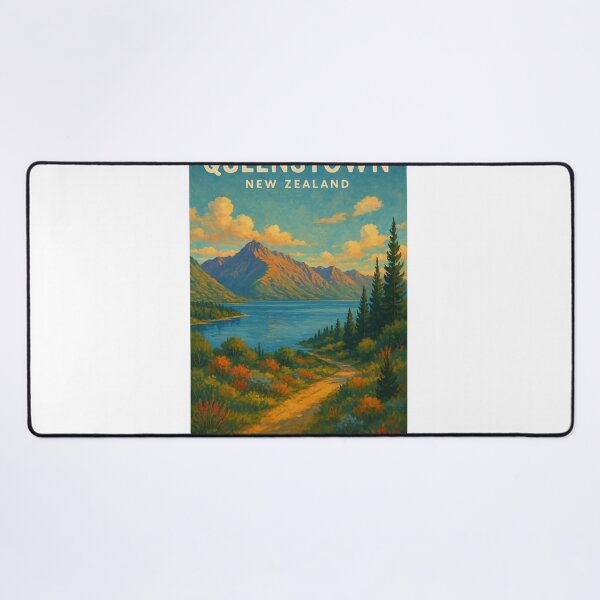 Item preview, Queenstown and Lake Wakatipu, New Zealand designed and sold by Aryabek.