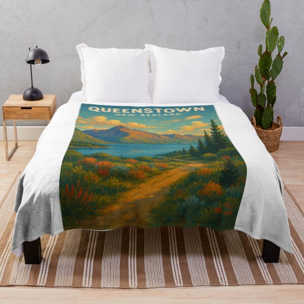 Item preview, Queenstown and Lake Wakatipu, New Zealand designed and sold by Aryabek.