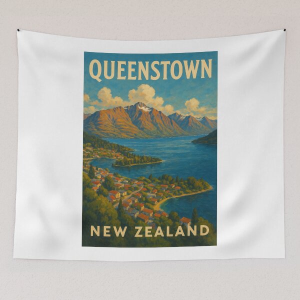 Item preview,  Queenstown and the Remarkables, South Island designed and sold by Aryabek.