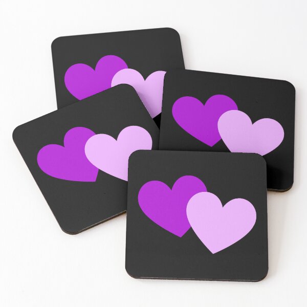 Item preview, Two Purple Hearts designed and sold by Jeallan Designs.