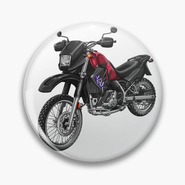 Item preview, Kawasaki KLR650 1998-2001 (Black & Red) for Motorcycle Riders designed and sold by MotoApparelHub.