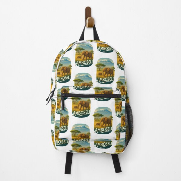 Item preview,  African Elephants in Amboseli with Mount Kilimanjaro designed and sold by Aryabek.
