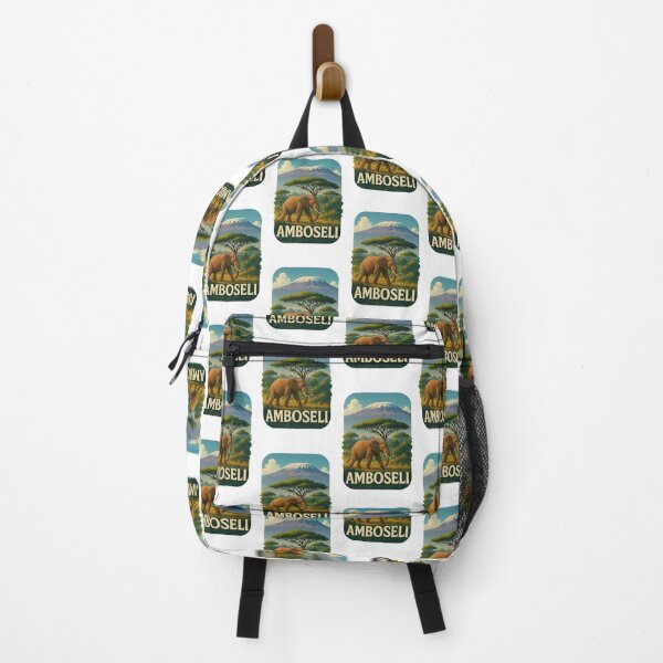 Item preview,  Elephant and Kilimanjaro View, Amboseli National Park designed and sold by Aryabek.