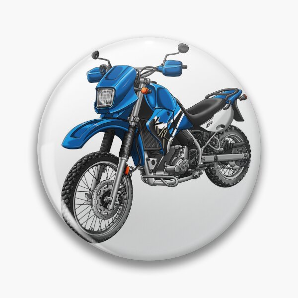 Item preview, Kawasaki KLR650 1998 (Blue) for Motorcycle Riders designed and sold by MotoApparelHub.