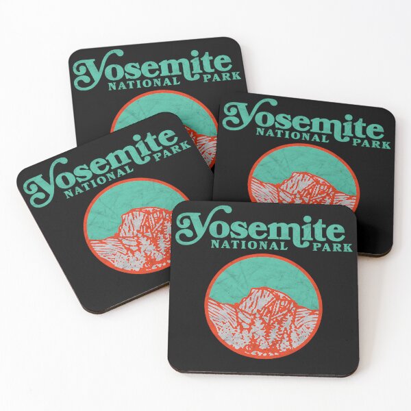 Item preview, Vintage 80s Badge Yosemite National Park Half Dome Graphic designed and sold by Vlashilo.
