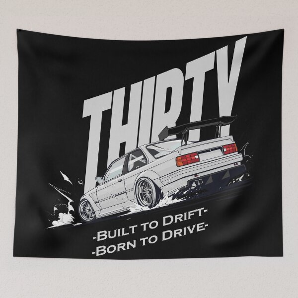 Item preview, E ThirtyDrift White designed and sold by BronArtworks.