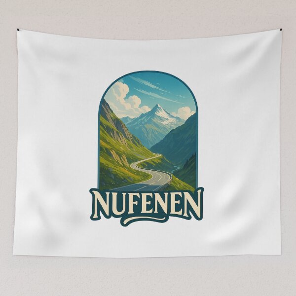 Item preview,  Road to Nufenen Pass, Swiss Alps designed and sold by Aryabek.