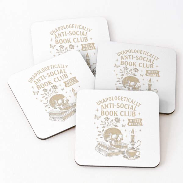 Item preview, Creepy Cozy Reads – Anti-Social Club –Spooky HALLOWEEN Classic T-Shirt designed and sold by inkfluenceart.