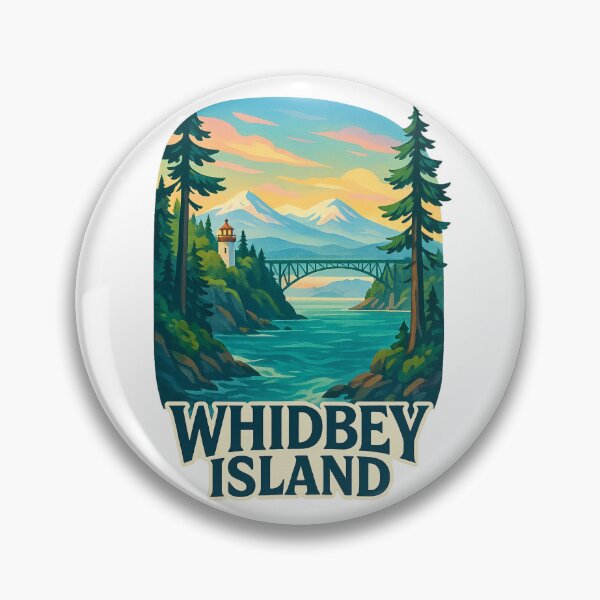 Item preview,  Deception Pass and Lighthouse, Whidbey Island designed and sold by Aryabek.