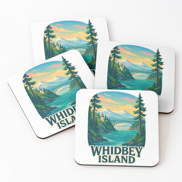 Item preview,  Deception Pass and Lighthouse, Whidbey Island designed and sold by Aryabek.