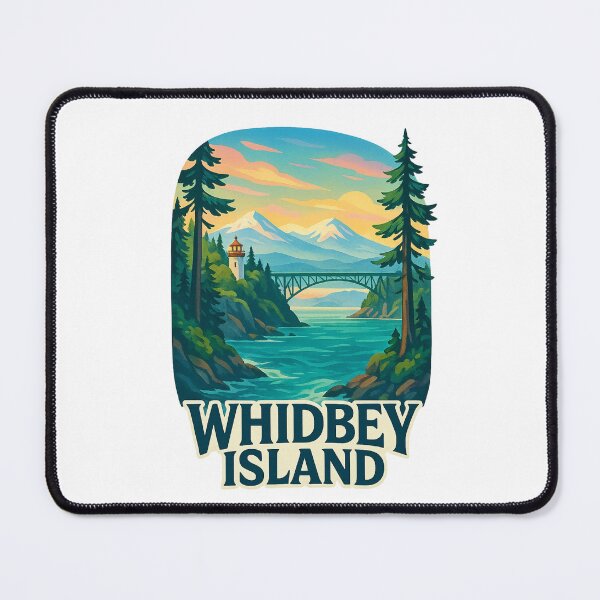 Item preview, Deception Pass and Lighthouse, Whidbey Island designed and sold by Aryabek.