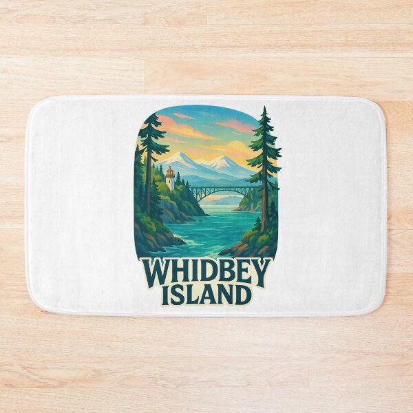 Item preview,  Deception Pass and Lighthouse, Whidbey Island designed and sold by Aryabek.