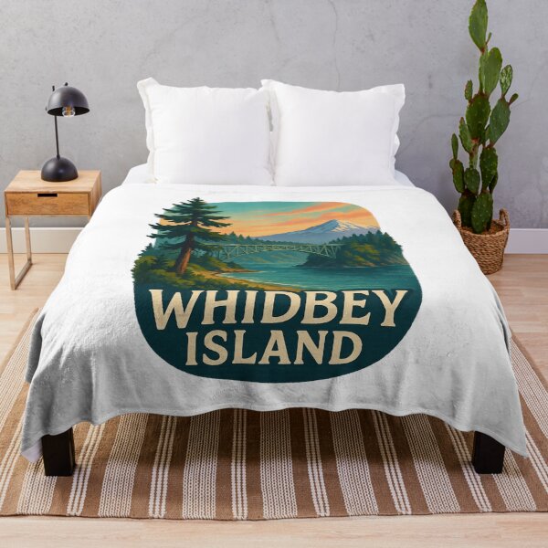 Item preview,  Bridge and Mountain View, Whidbey Island Sunset designed and sold by Aryabek.