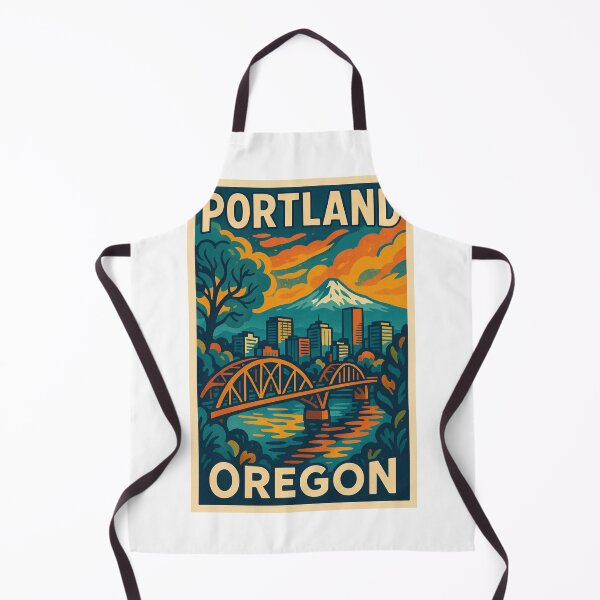 Item preview,  Portland Bridges and Mount Hood Sunset designed and sold by Aryabek.