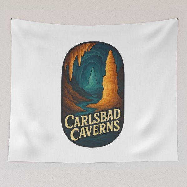 Item preview,  Stalactites and Tower Formations, Carlsbad Caverns designed and sold by Aryabek.