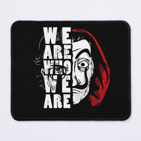 Item preview, We Are Who We Are Mask Graphic | Bold Typography Streetwear Design designed and sold by Betawear.