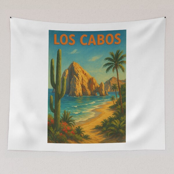 Item preview, El Arco and Palm Coastline, Los Cabos designed and sold by Aryabek.