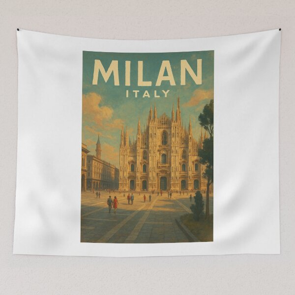 Item preview,  Duomo di Milano and Piazza del Duomo, Italy designed and sold by Aryabek.
