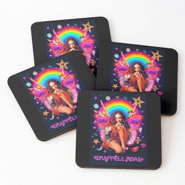 Item preview, Chappell Roan Rainbow Hearts Wings Jewels Sparkles Collage designed and sold by JordyGiftza.