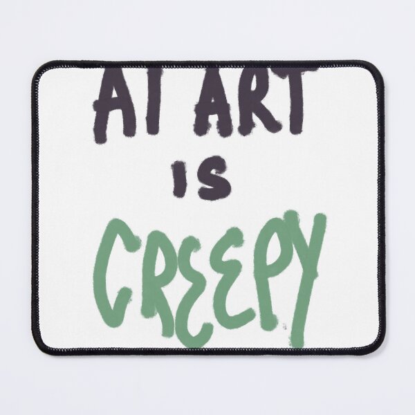 Item preview, AI art is creepy graffiti tag designed and sold by JashJhaveri.