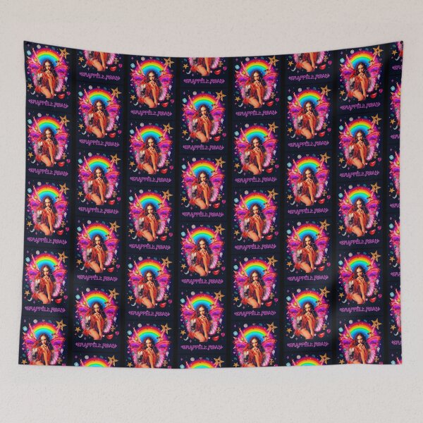 Item preview, Chappell Roan Rainbow Hearts Wings Jewels Sparkles Collage designed and sold by JordyGiftza.