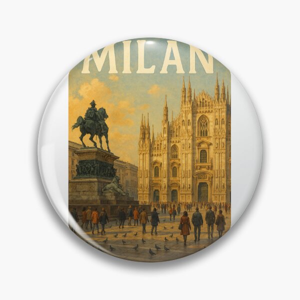 Item preview,  Piazza del Duomo and Equestrian Statue, Milan designed and sold by Aryabek.