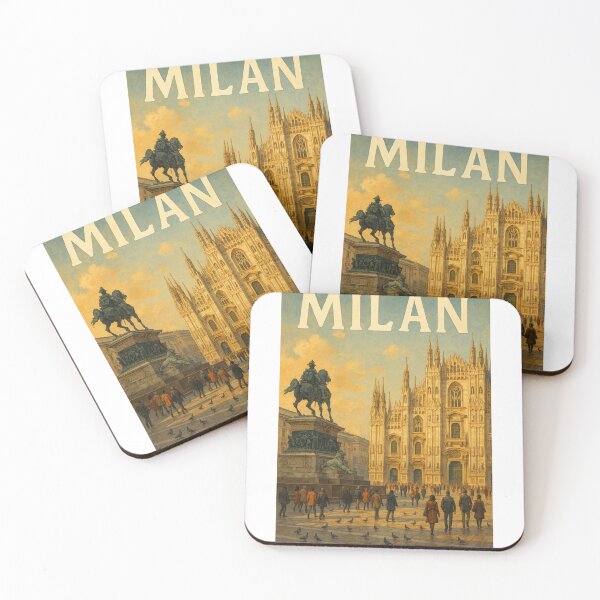 Item preview,  Piazza del Duomo and Equestrian Statue, Milan designed and sold by Aryabek.