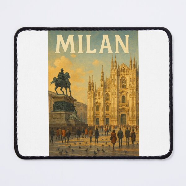 Item preview, Piazza del Duomo and Equestrian Statue, Milan designed and sold by Aryabek.