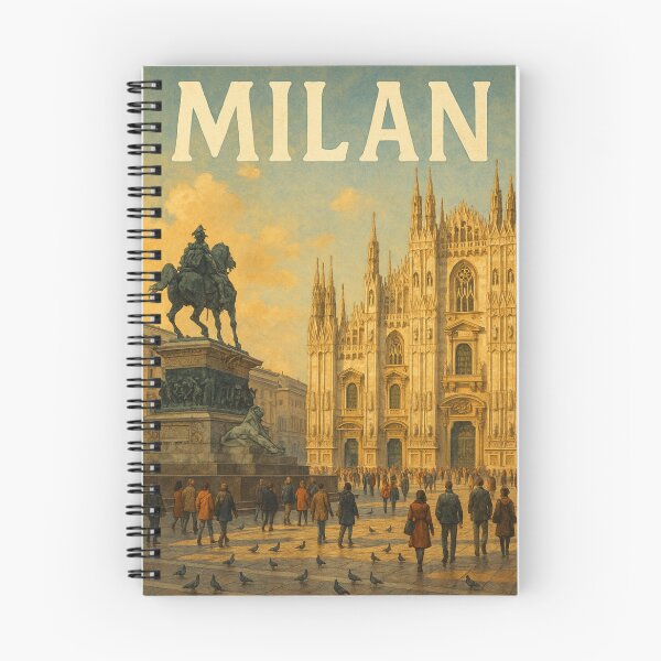 Item preview,  Piazza del Duomo and Equestrian Statue, Milan designed and sold by Aryabek.