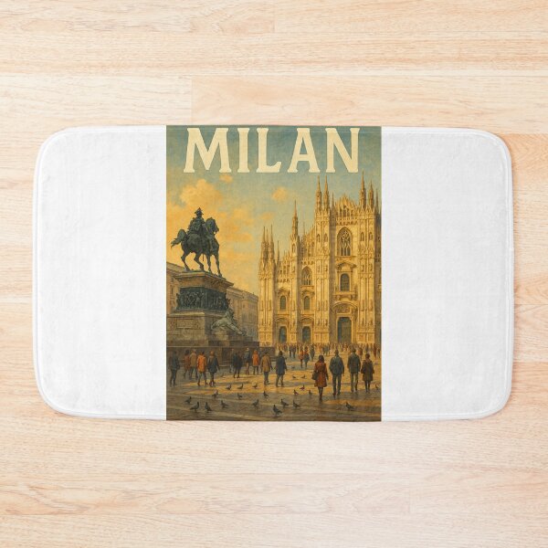 Item preview,  Piazza del Duomo and Equestrian Statue, Milan designed and sold by Aryabek.