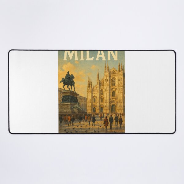 Item preview, Piazza del Duomo and Equestrian Statue, Milan designed and sold by Aryabek.
