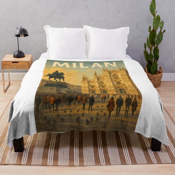 Item preview,  Piazza del Duomo and Equestrian Statue, Milan designed and sold by Aryabek.