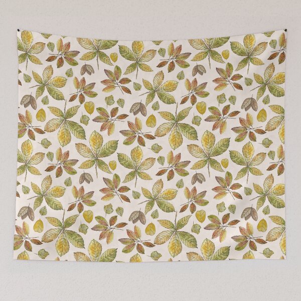 Item preview, Hand-painted Autumn Chestnut Leaves designed and sold by Carlo-Atzei.