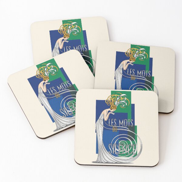 Item preview, After Erté - LES MOTS DU SILENCE (The Words of Silence) designed and sold by elektronen.
