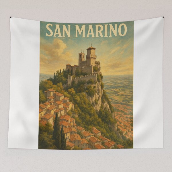 Item preview,  Monte Titano and San Marino Skyline designed and sold by Places On Earth.