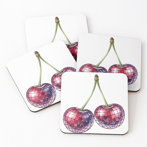 Item preview, Cherries Discoball Fruit Glitterball  designed and sold by LittleArij.