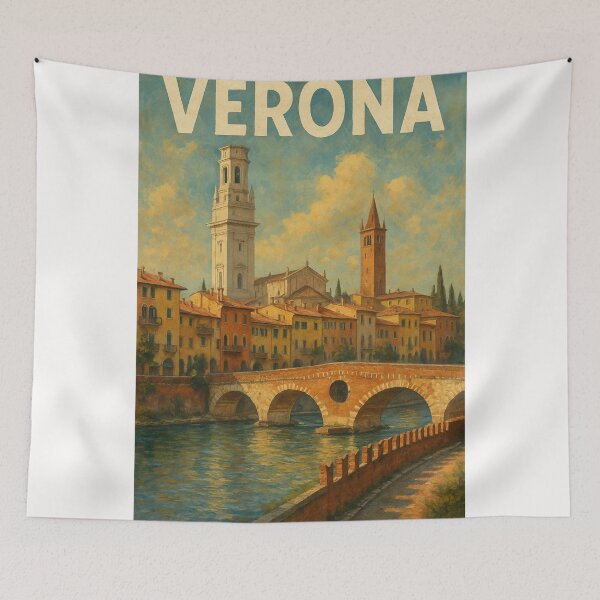 Item preview,  Ponte Pietra and Verona Cathedral at Sunset designed and sold by Places On Earth.
