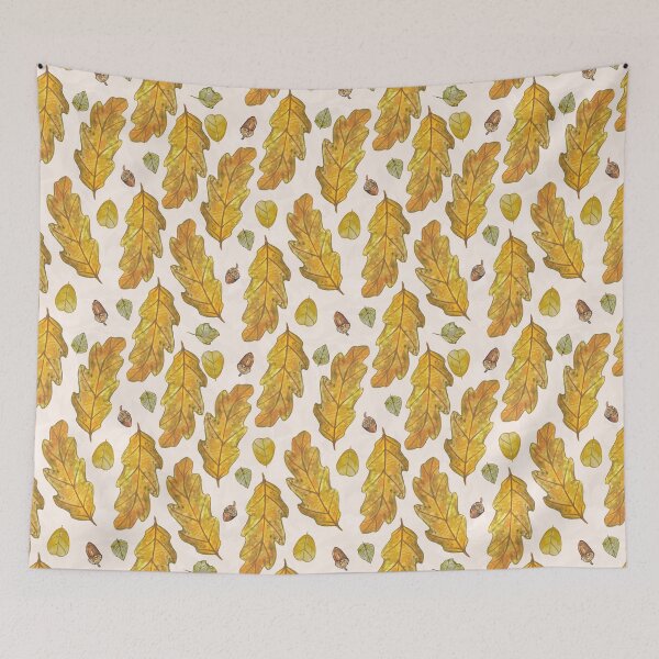 Item preview, Hand-painted Oak Autumn Leaves and Acorns designed and sold by Carlo-Atzei.
