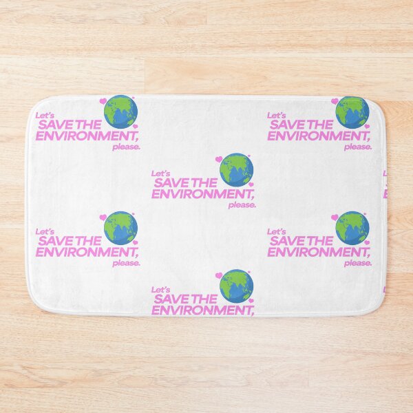 Item preview, Let's Save The Environment, Please. Pink Hearts Earth designed and sold by JashJhaveri.